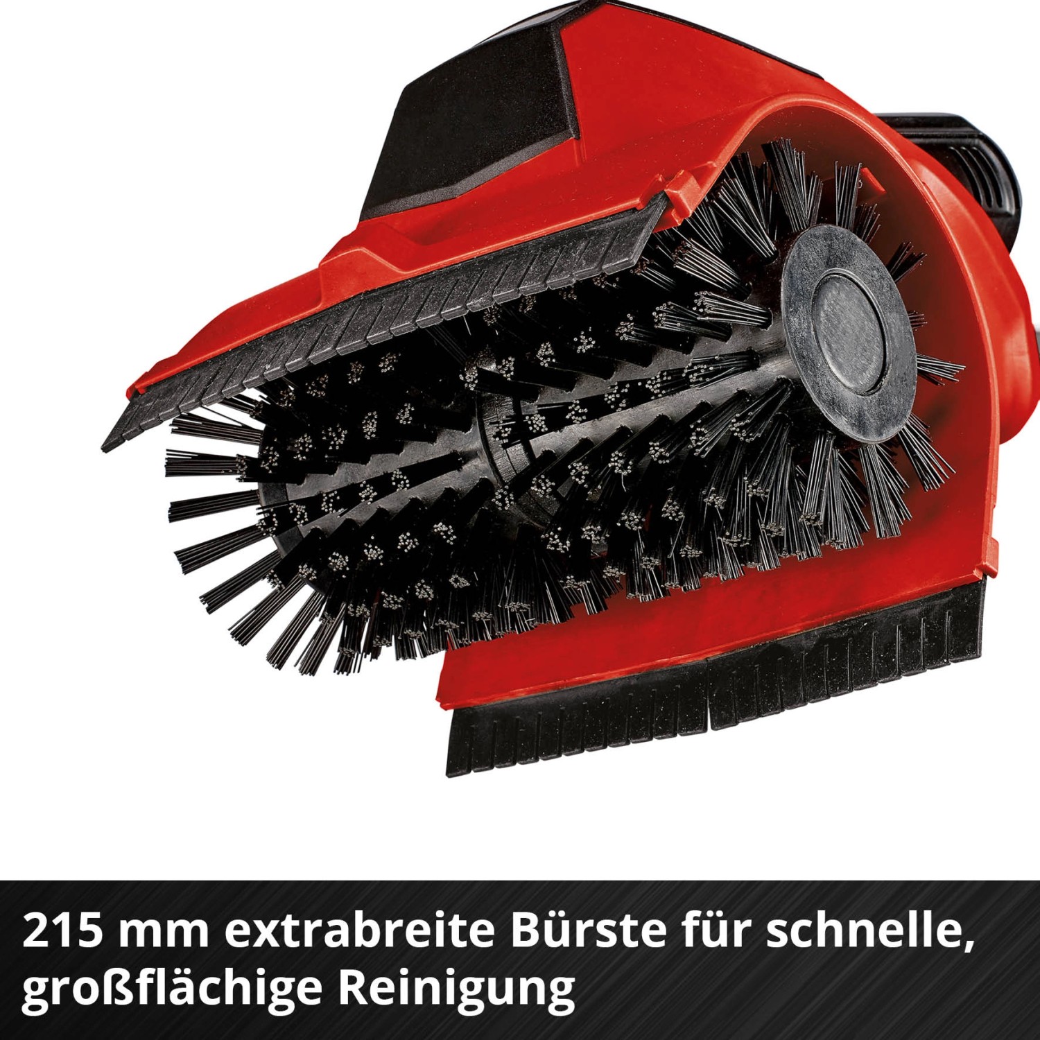 Einhell Akku-Oberflächenbürste PICOBELLA 18/215 mit extra breiter Bürste für die Reinigung.