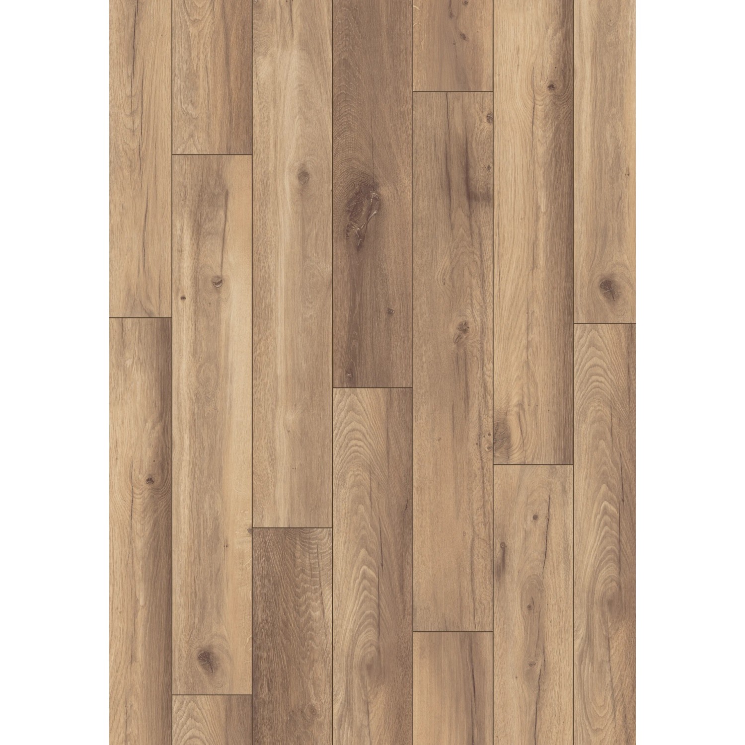 Wasserfestes Laminat Kronoflooring Binyl Pro in Eiche Alamos, Landhausdielen-Optik.