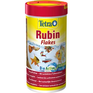 Tetra Rubin Flockenfutter 250ml für Zierfische zur Farbverstärkung.