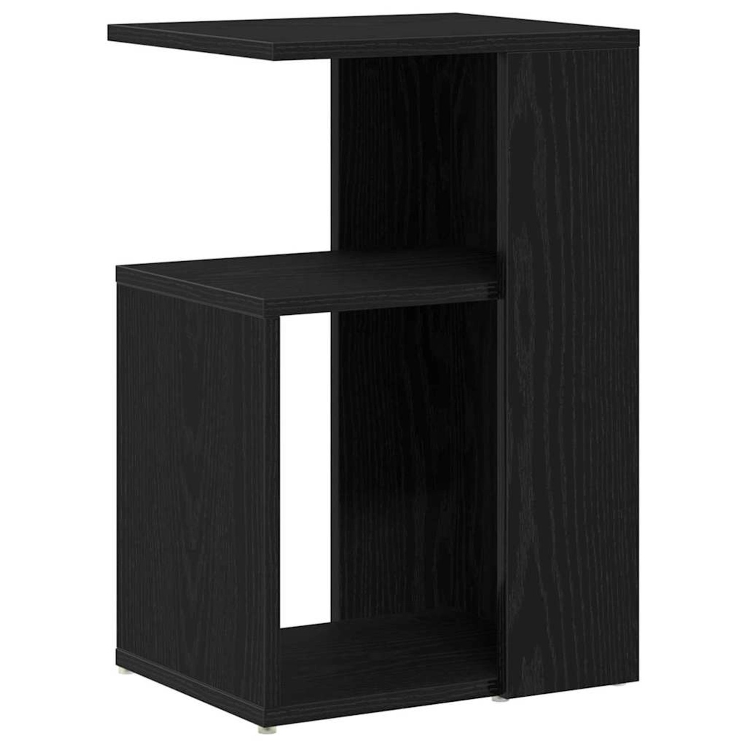 vidaXL Beistelltisch Schwarz Eichen-Optik 36 x 30 x 56 cm 862630 günstig online kaufen