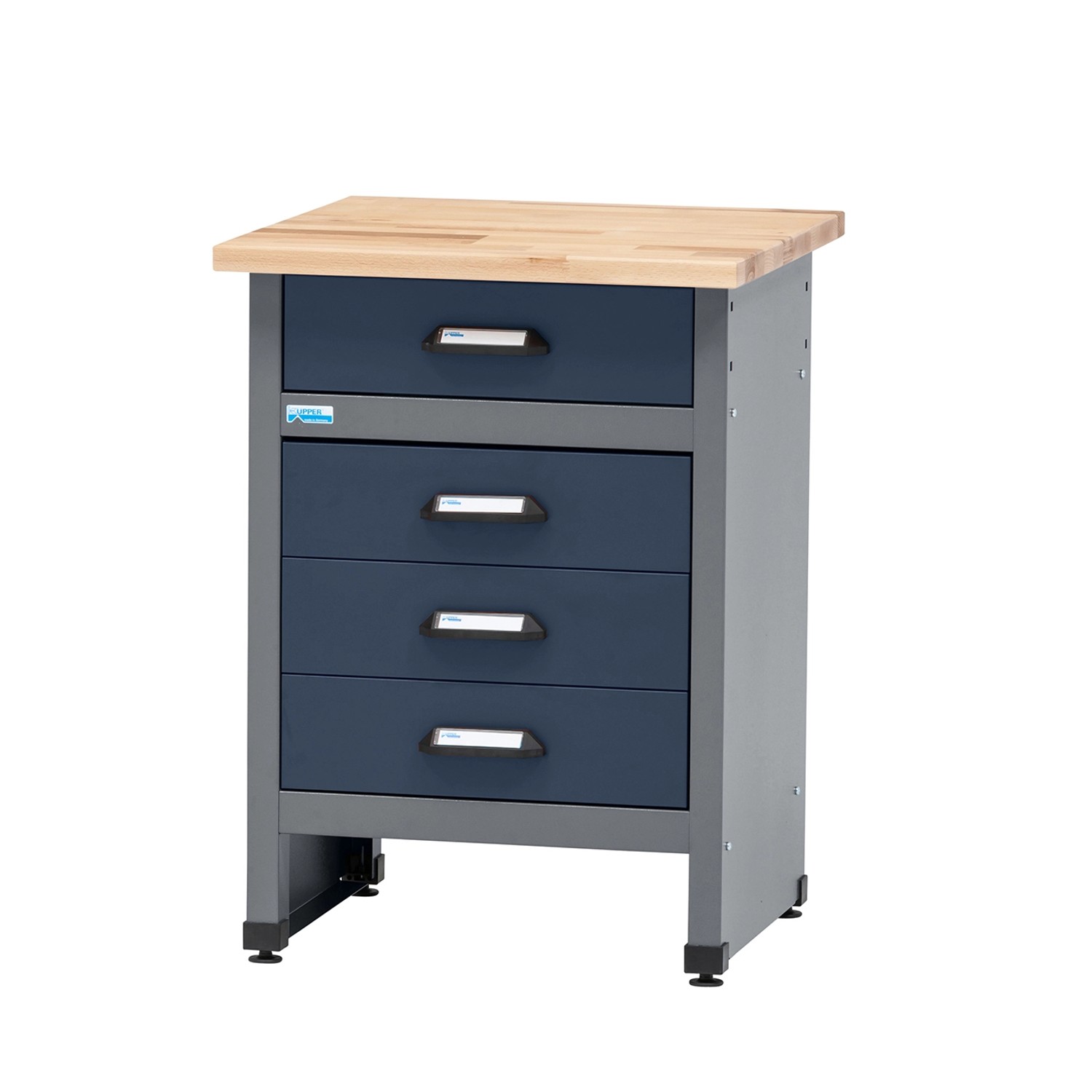 Küpper Werkbank mit 4 Schubladen 84 x 60 x 60 cm Dunkelblau günstig online kaufen