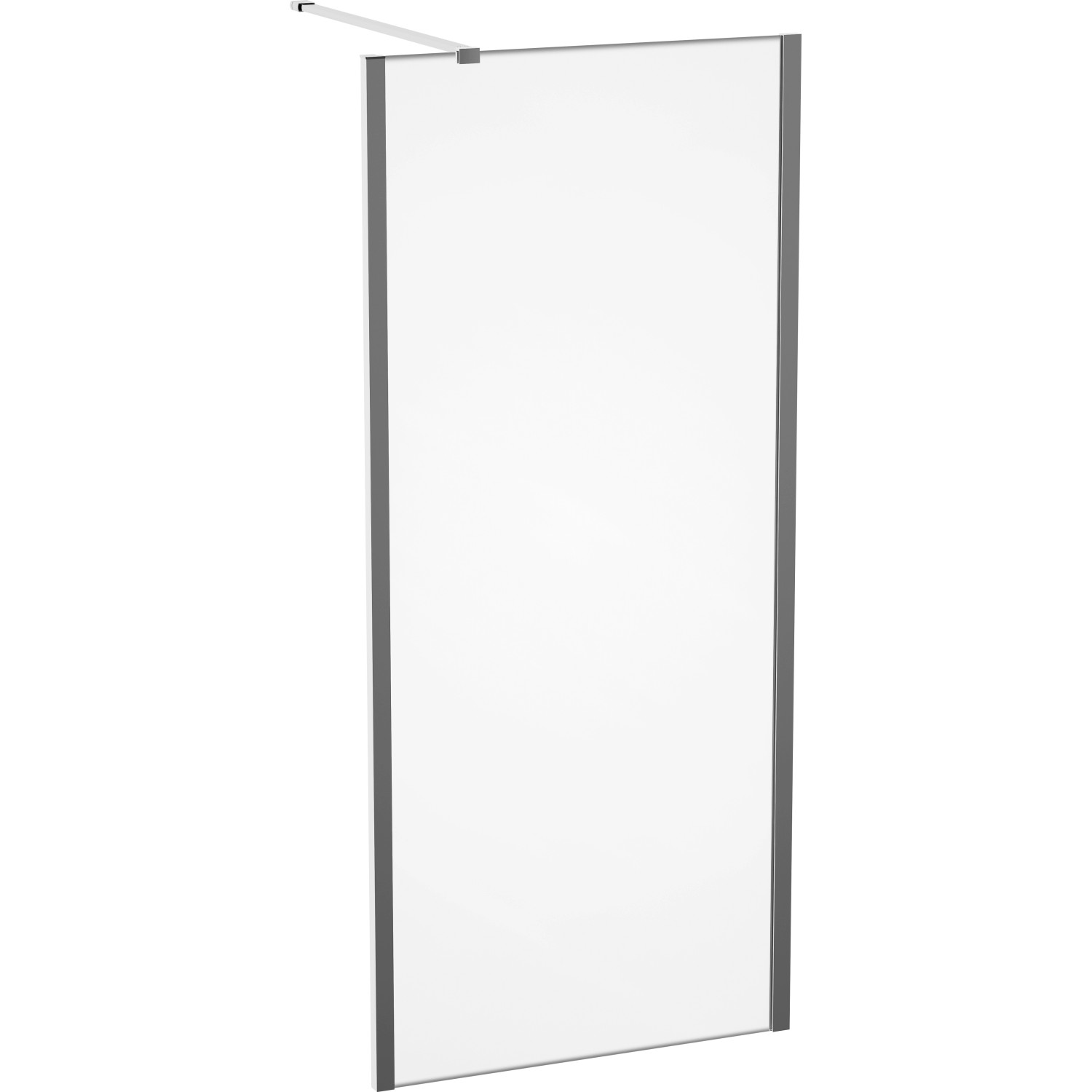 baliv Seitenwand für Duschkabine DUK-80.60W 80 cm x 195 cm Chrom