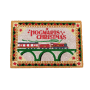 Weihnachtliche Hogwarts Türmatte (60x40 cm) mit Zugmotiv für Harry Potter Fans.