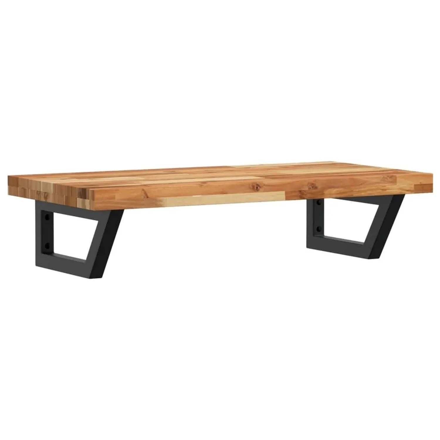 vidaXL Waschbeckenregal Wandmontage Stahl und Akazienholz 3302747 günstig online kaufen