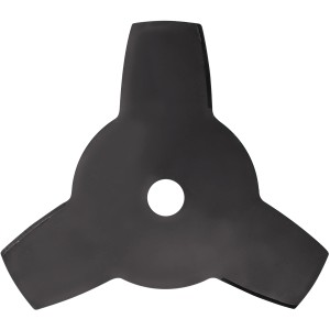 Einhell Grasmesser 255 für Sensen, dreiblättrig, aus Metall.