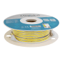 Aufgerollter grüner LUXULA COB LED Streifen 50m auf Spule, Weihnachtsbeleuchtung.