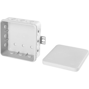 10er Set Abzweigdose IP54, 85x85x40mm, für Elektroinstallationen.
