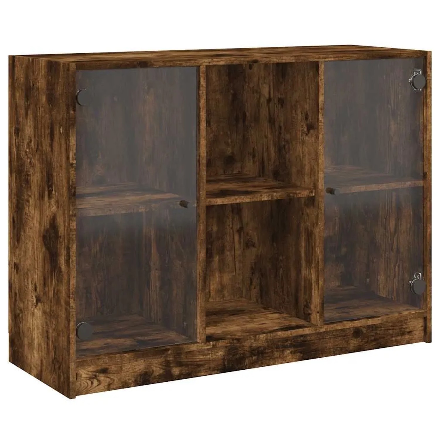 vidaXL Sideboard Räuchereiche 102x37x75,5 cm Holzwerkstoff 3295875 günstig online kaufen