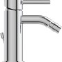 Ideal Standard Bidetarmatur Ceraline in Chrom, moderne Badarmatur für Bidet mit Wassersparfunktion.