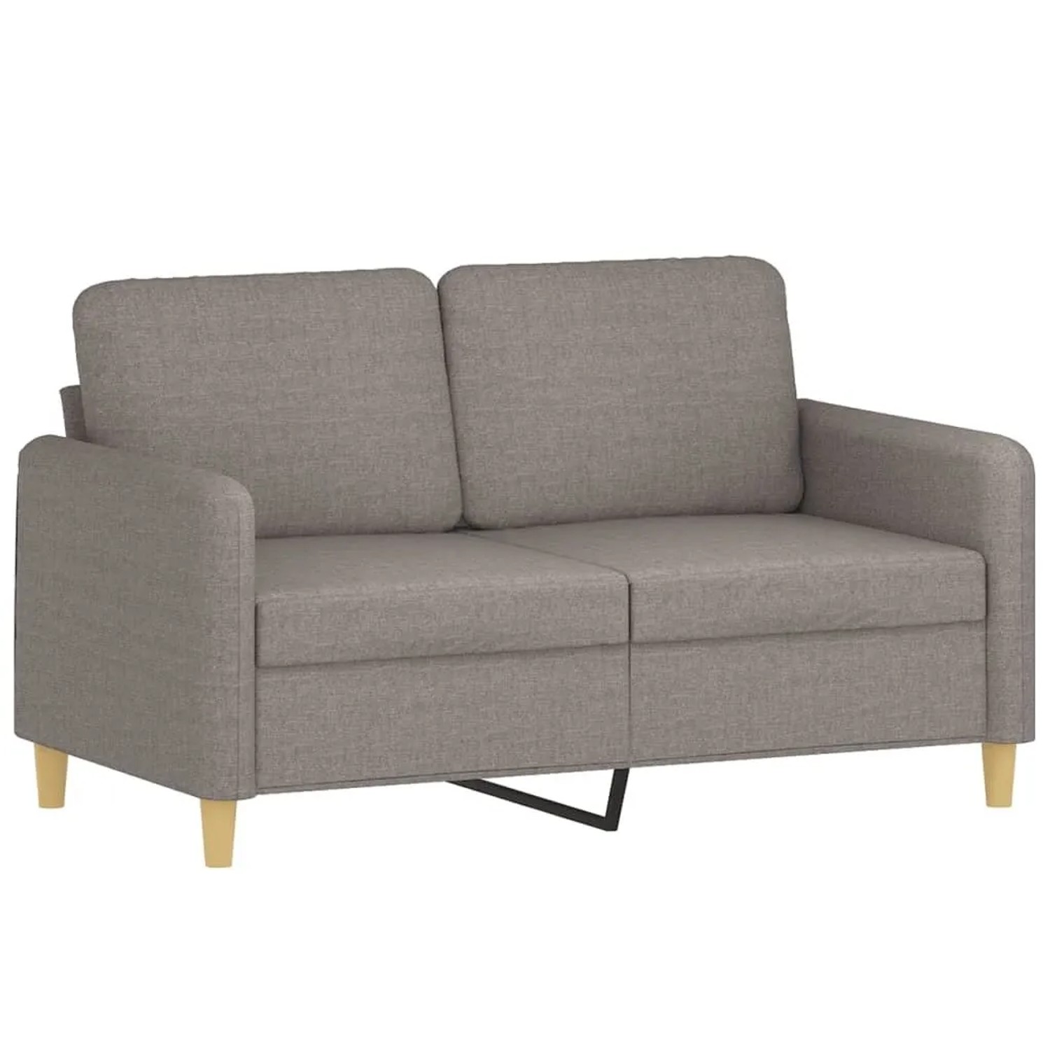 vidaXL 2-Sitzer-Sofa Taupe 120 cm Stoff 359477 günstig online kaufen
