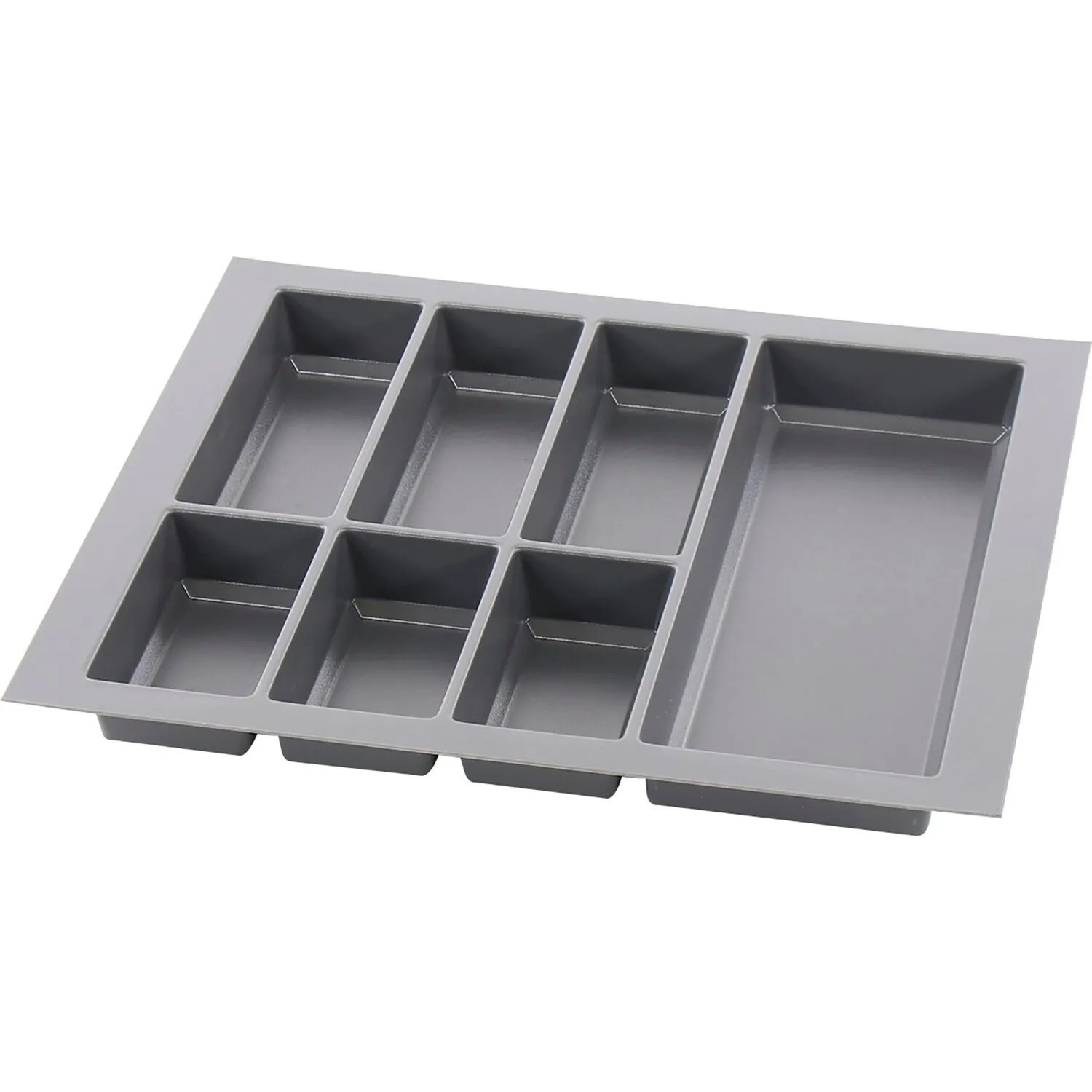 Agoform Besteckeinsatz Classico Kürzbar 490x540x50,5mm Kunststoff Schiefergrau