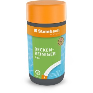 Steinbach Beckenreiniger Super 1 l, kalklösend, für die Poolreinigung.