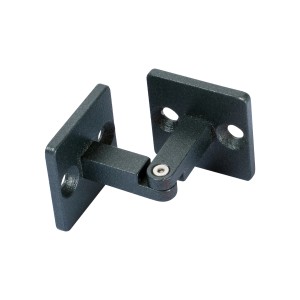 Kordo Verbindungsstück für Universo Handläufe, sandgestrahlt, schwarz, zur Verbindung von Treppengeländer-Abschnitten.