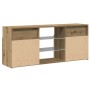 vidaXL TV-Schrank mit LED-Leuchten Artisan-Eiche 120x30x50 cm 856352_9