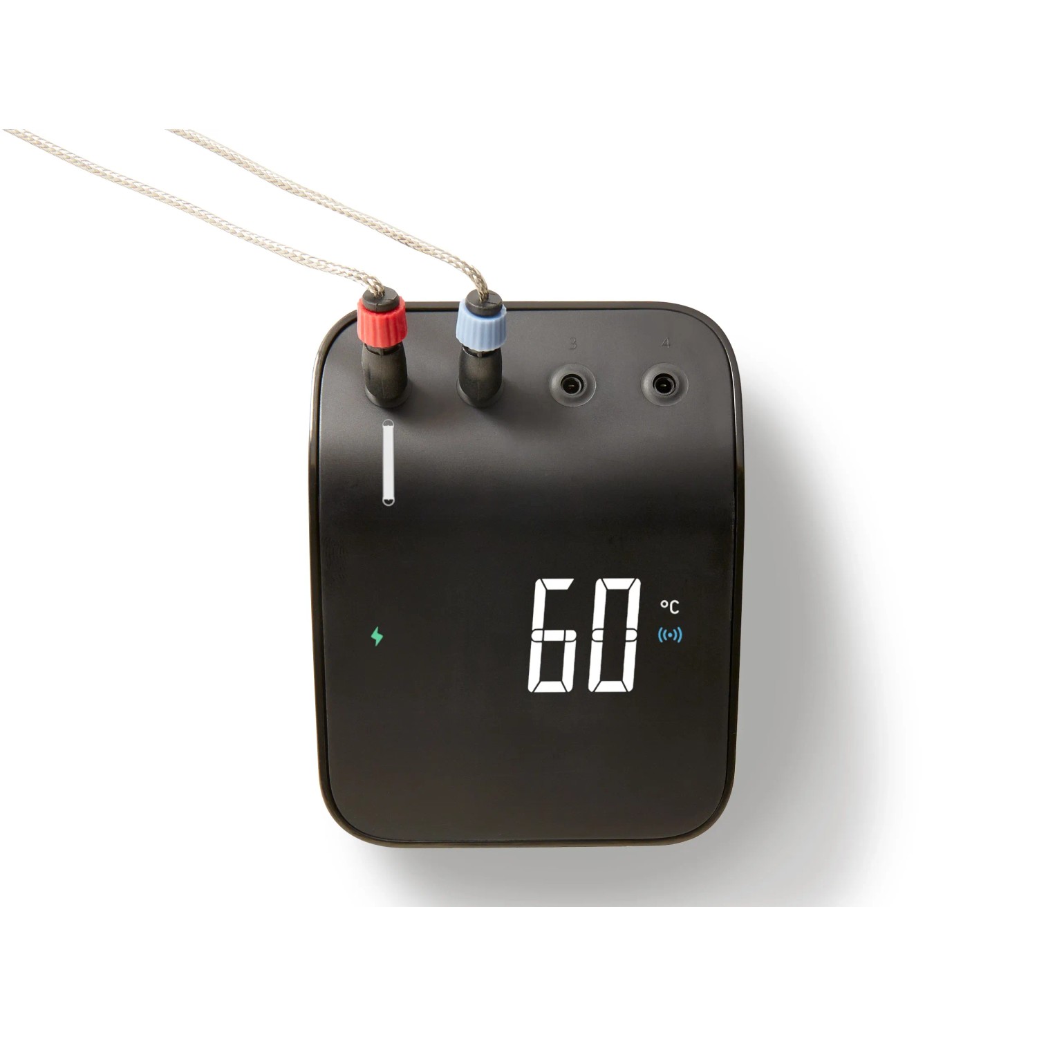 Weber Connect Smart Grilling Hub Grillthermometer mit digitaler Anzeige und zwei Temperaturfühlern.