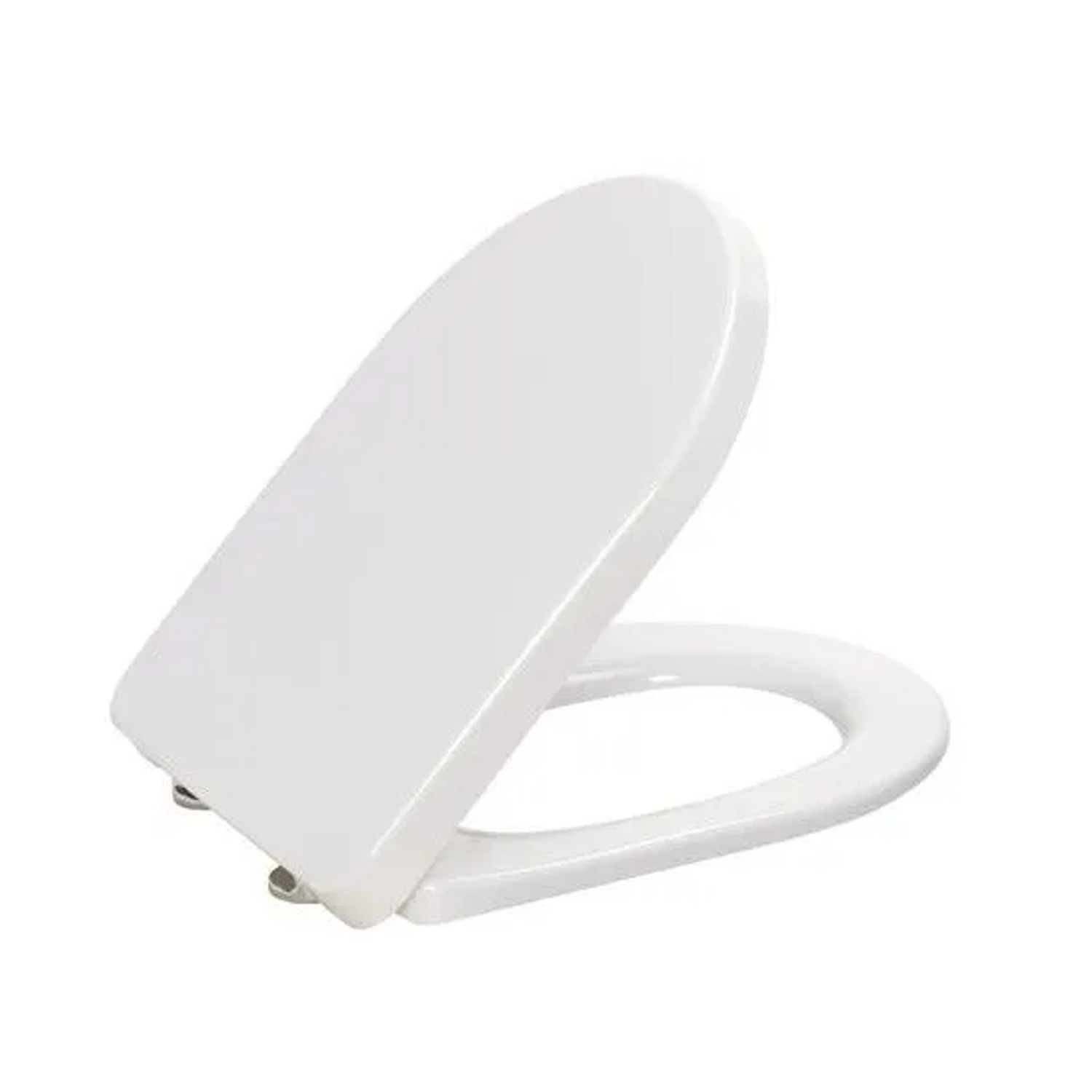 MKW WC-Sitz DARIO BASIC für Villeroy & Boch O Novo mit Edelstahlscharnier Weiß