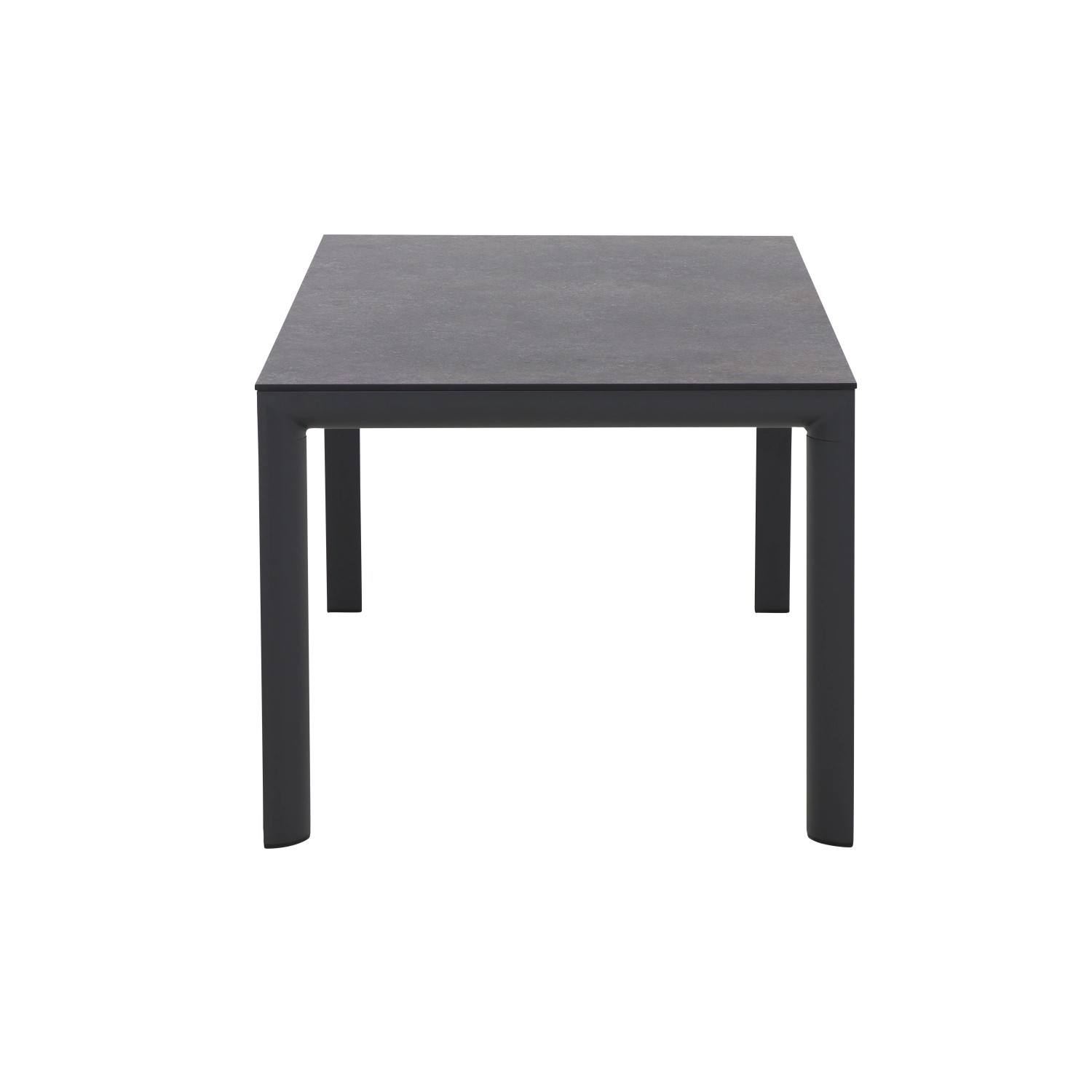 Rechteckiger Siena Garden Gartentisch Silva in Titan, 90x137,5 cm, mit Aluminiumrahmen.