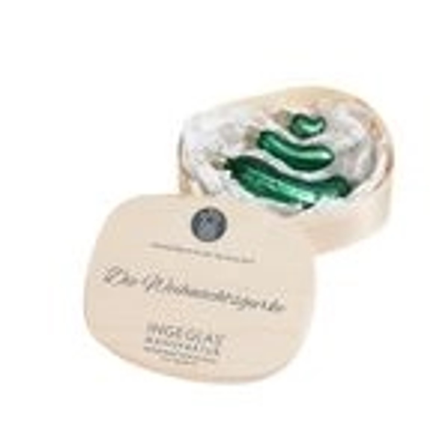 Inge's Christmas Decor GmbH Christbaumschmuck Glas Weihnachtsgurke 3er Set günstig online kaufen