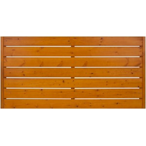 Lackiertes Sichtschutzzaunelement Faro aus Pinie, 90x180 cm, für den Garten.