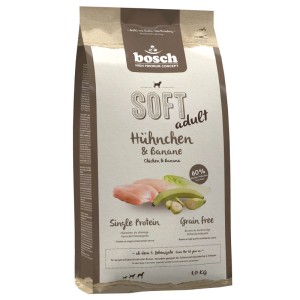 Bosch Pets Hunde-Trockenfutter Soft Hühnchen und Banane 1 kg