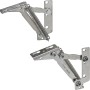 Hettich Klappenbeschläge Lift Junior, vernickelt, für Schiebetüren und Klappen bis 2,5 kg.