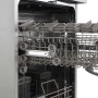Innenansicht Respekta Unterbau-Geschirrspüler Bena 60 cm Silber mit Geschirrkörben.