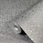Glööckler Vliestapete Imperial Uni, silberne Tapete mit geometrischen Formen.