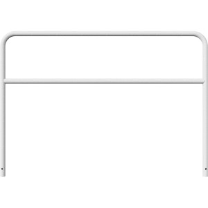 Schake Rohrbügel, feuerverzinkt, 2000x1400mm, mit Querholm. Baugerät zur Absicherung.