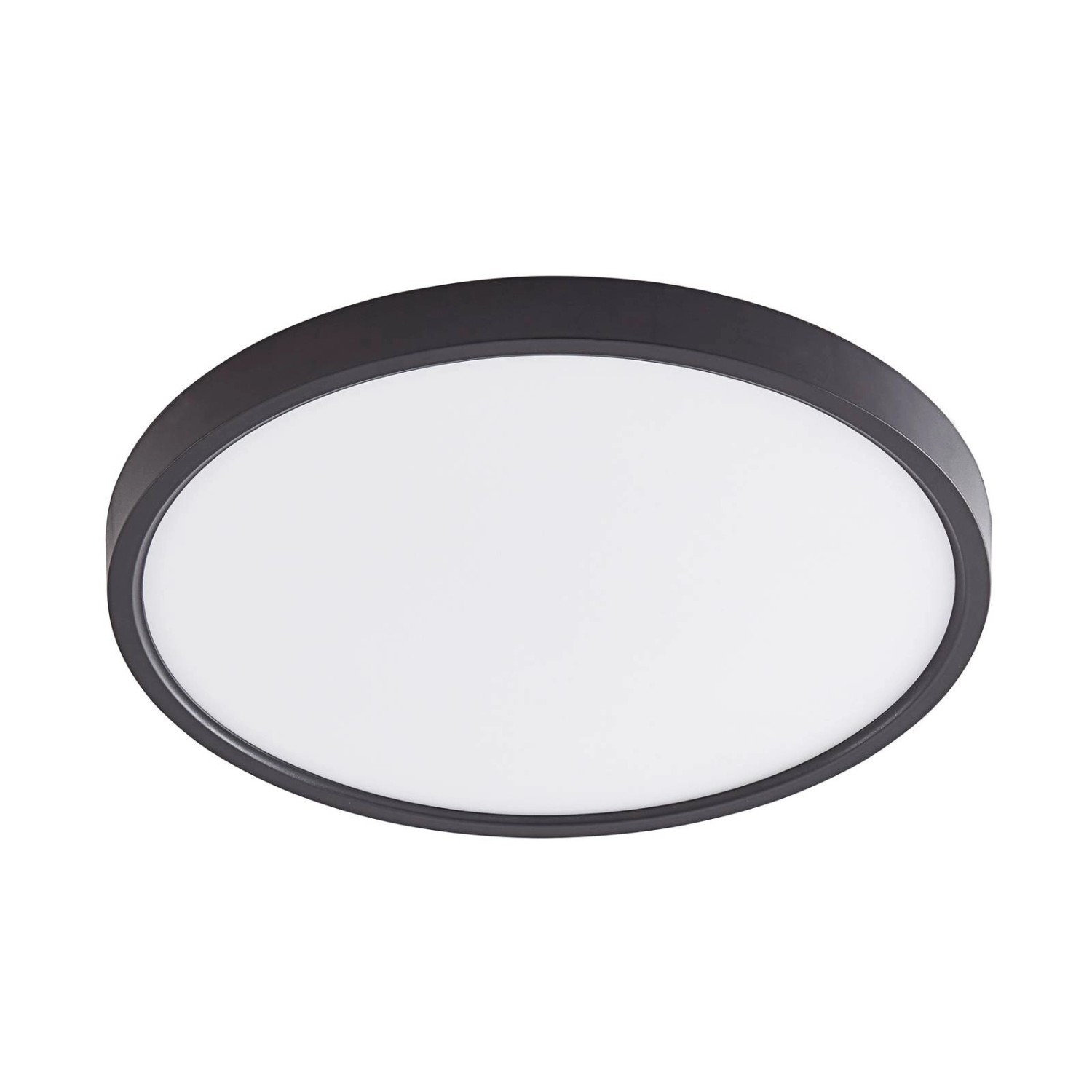 Lindby LED Deckenleuchte Pravin 10013290 Modern in Schwarz 1-flammig Wohnzimmerleuchte