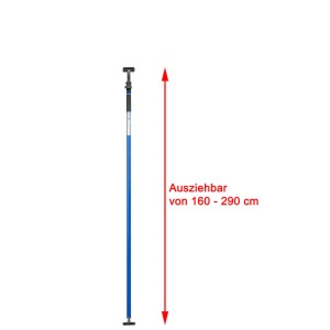 ALLEGRA Montagestütze 160 bis 290 cm Blau