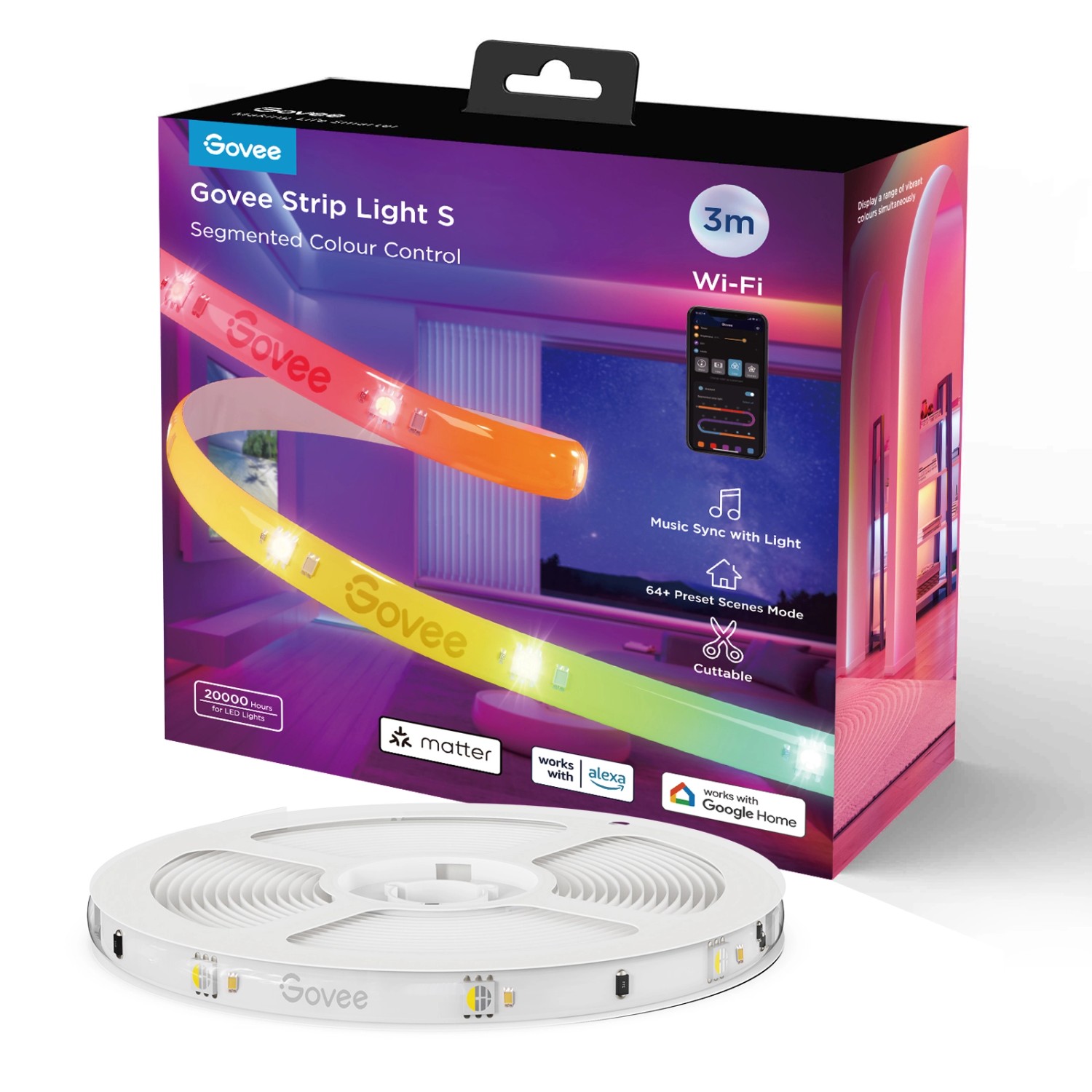 Thumbnail - Govee LED-Leuchtband H612F S 3 m