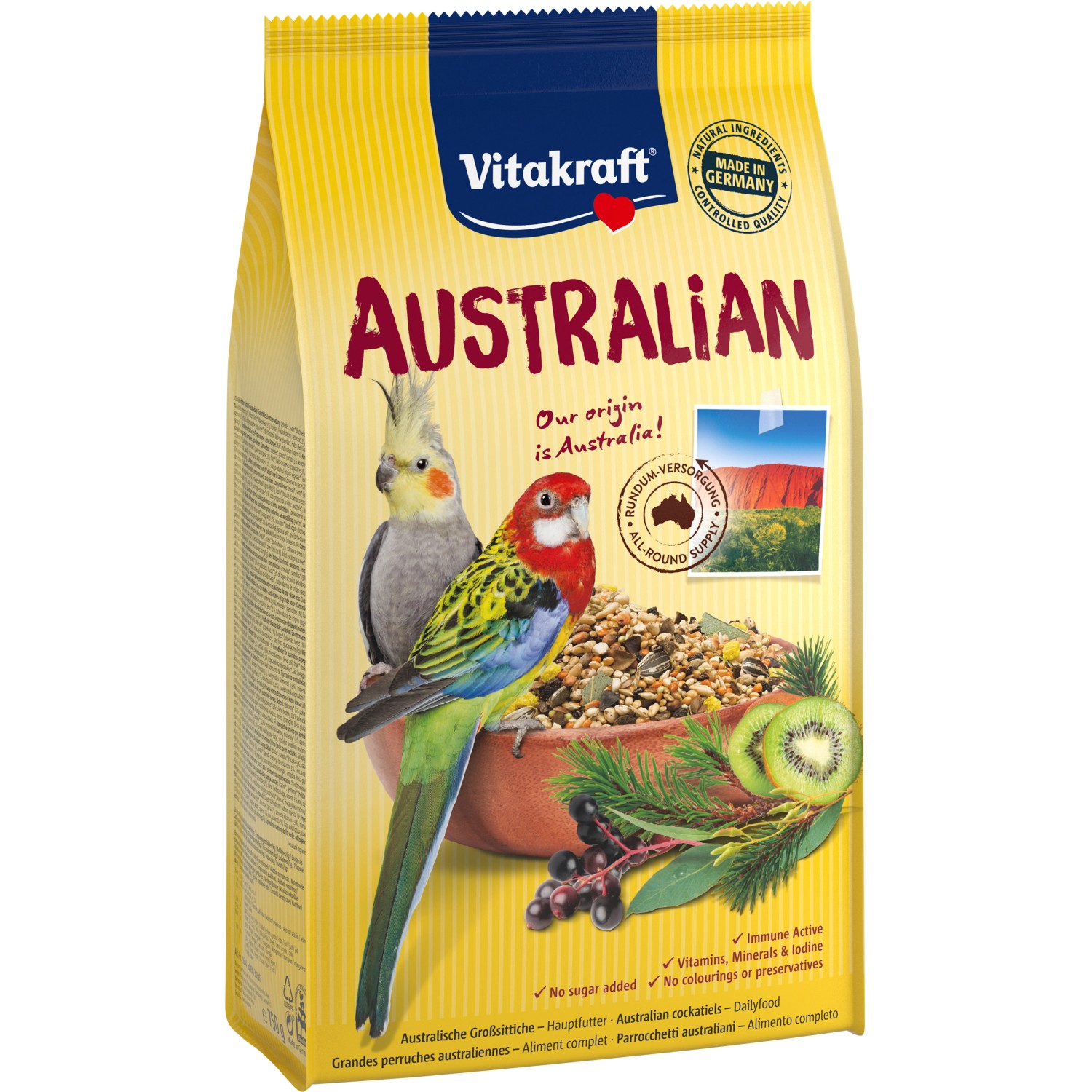 Vitakraft Australian für Großsittiche 750 g