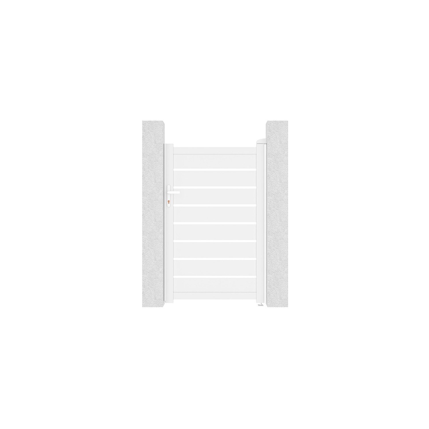 Casanoov Tor 1M Vogel H 160Cm Weißaluminium günstig online kaufen