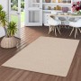 Snapstyle In & Outdoor Teppich Oslo beige-creme kariert, 200x250cm. Flachgewebe Teppich für Innen- und Außenbereiche.