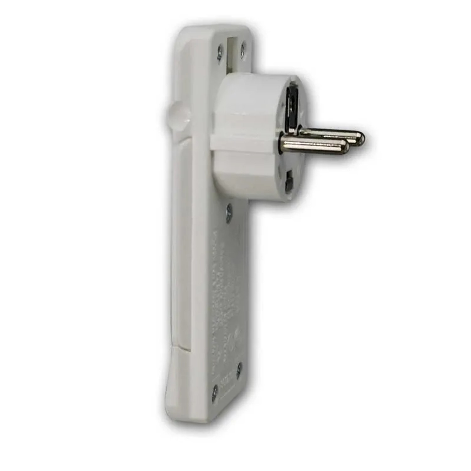 EGB Flachstecker Weiß 250V 16A Schutzkontakt