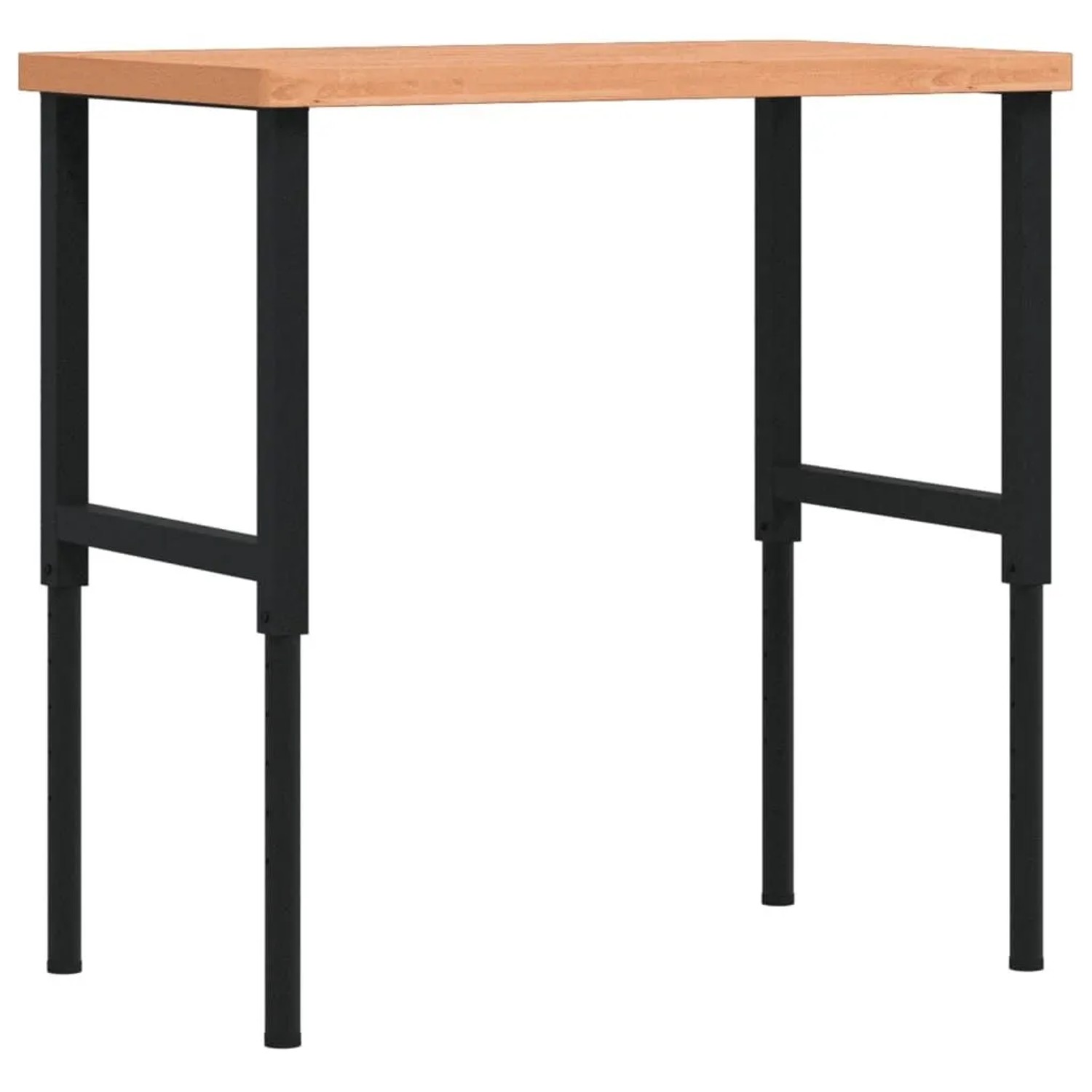 vidaXL Werkbank 100x60x73-99,5 cm Massivholz Buche Rechteckig 3309685