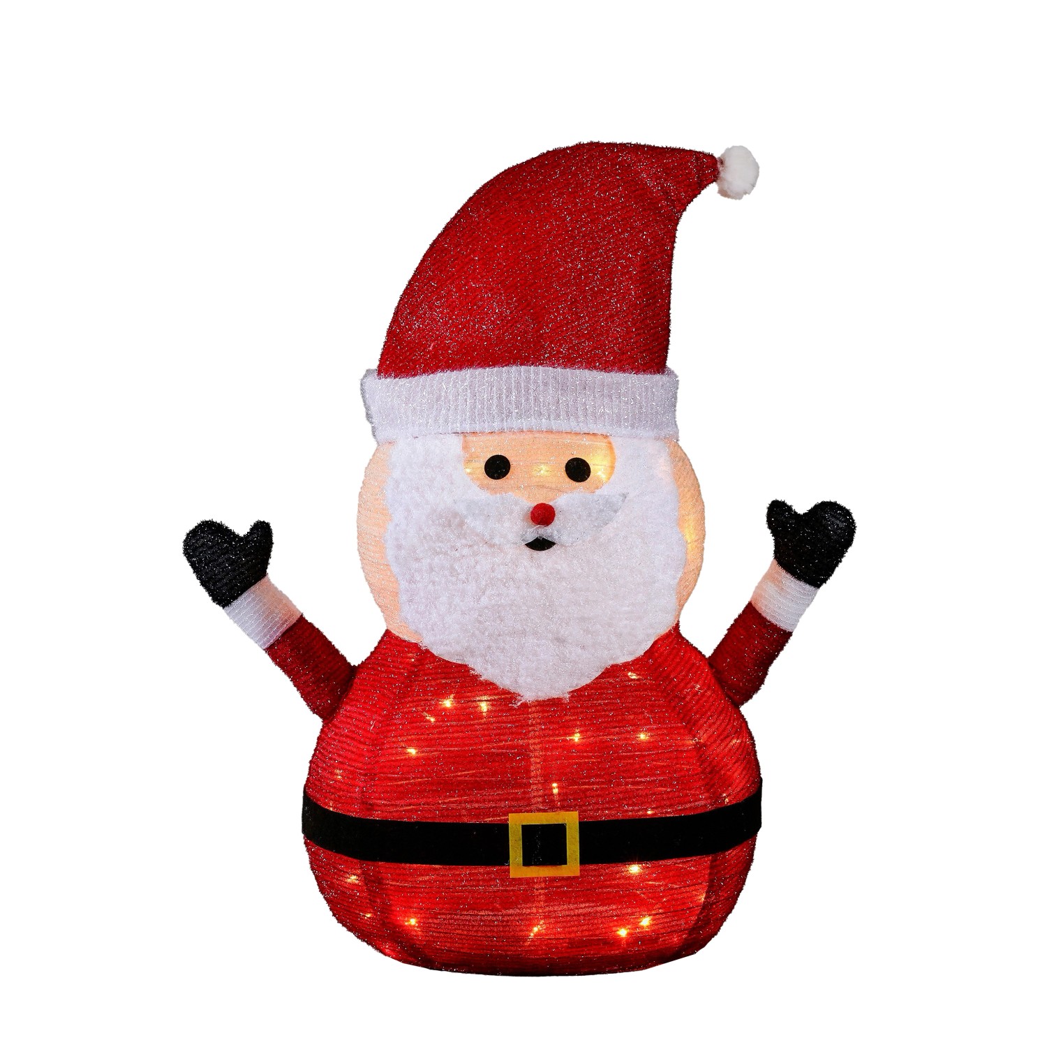 Luca Lighting LED-Dekofigur Weihnachtsmann Outdoor Ø 47 cm x 80 cm günstig online kaufen