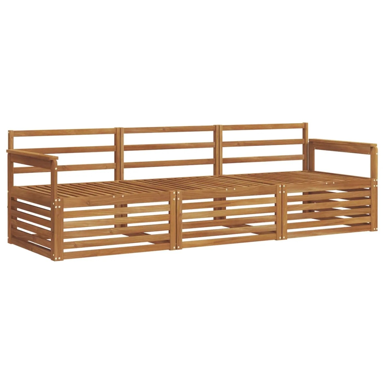 Thumbnail - vidaXL Outdoor-Sofagarnitur 3-Tlg Natur 3372924