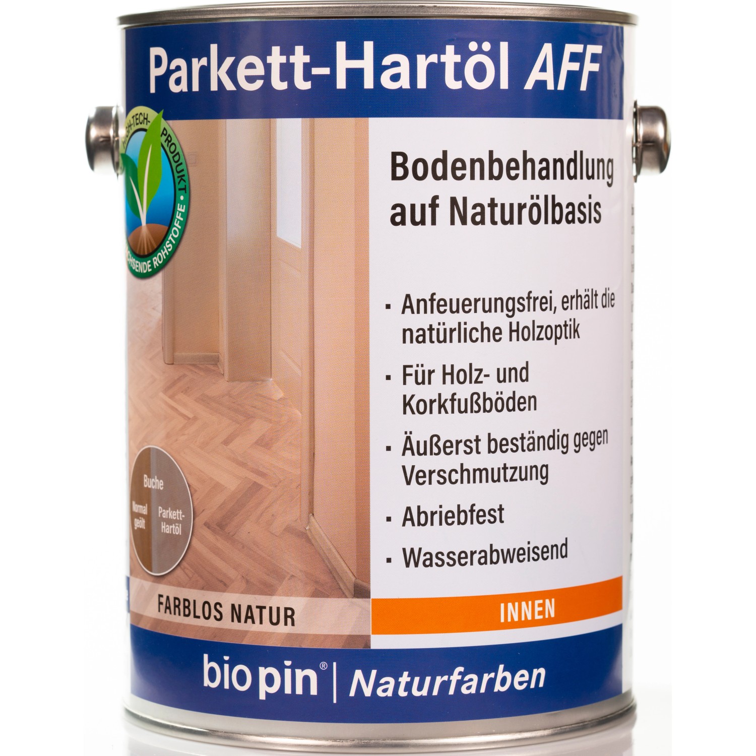 Biopin Parkett-Hartöl AFF Farblos 2,5 l