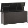 Beliani Truhe MODENA Dunkelbraun 46x126x63