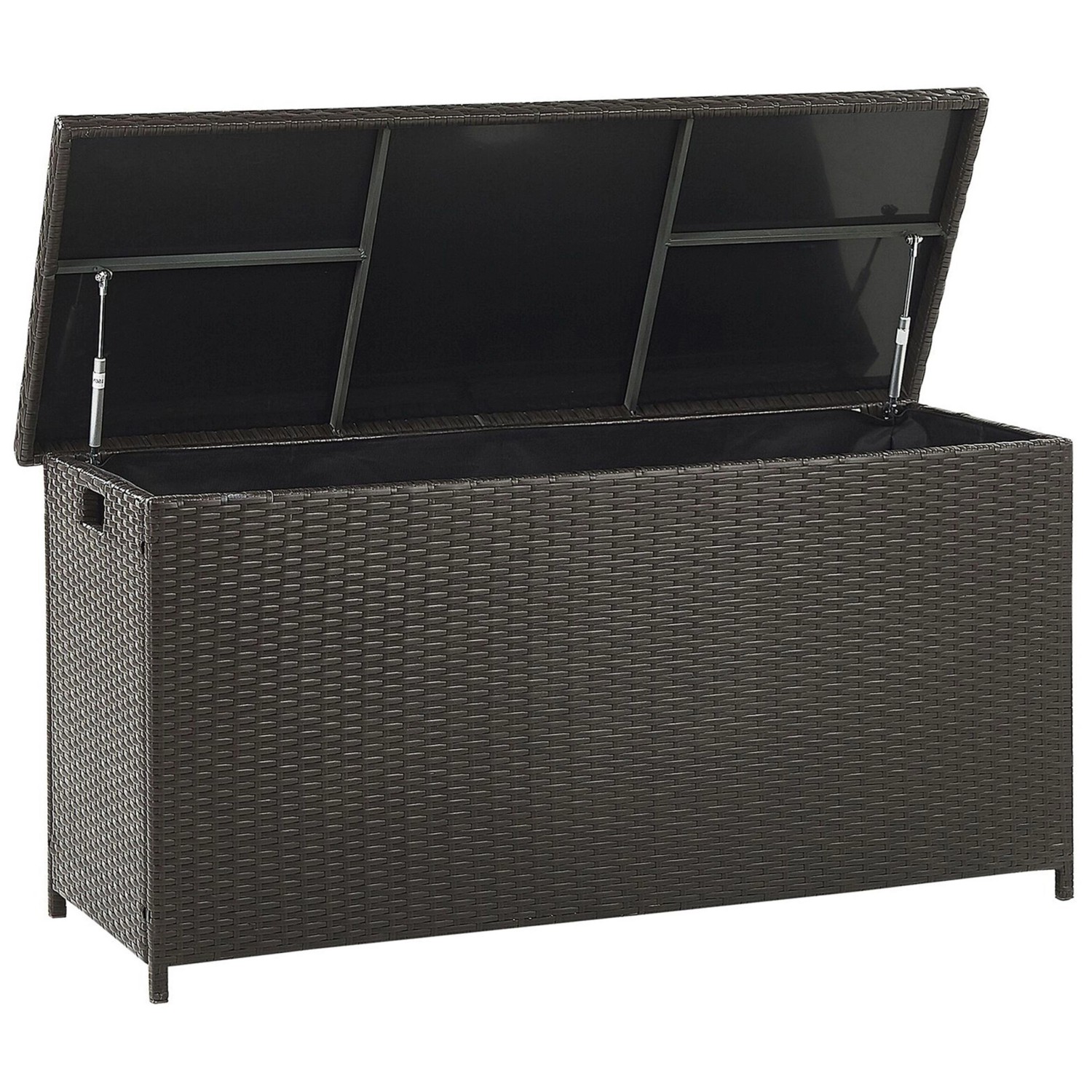 Beliani Truhe MODENA Dunkelbraun 46x126x63 günstig online kaufen