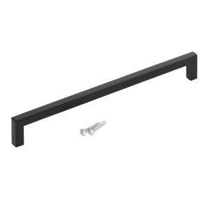 SOTECH Stangengriff E8 BA 320 mm Echt Edelstahl SS201 Schwarz
