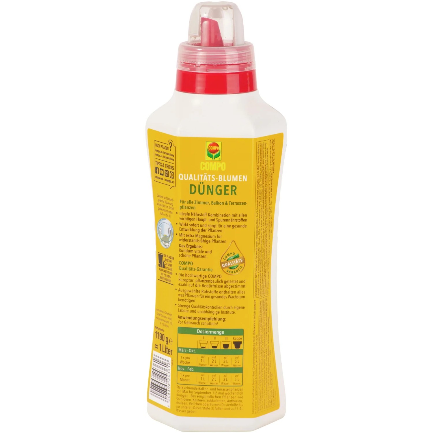 Compo Flssigdnger fr Blumen 1 l kaufen bei OBI