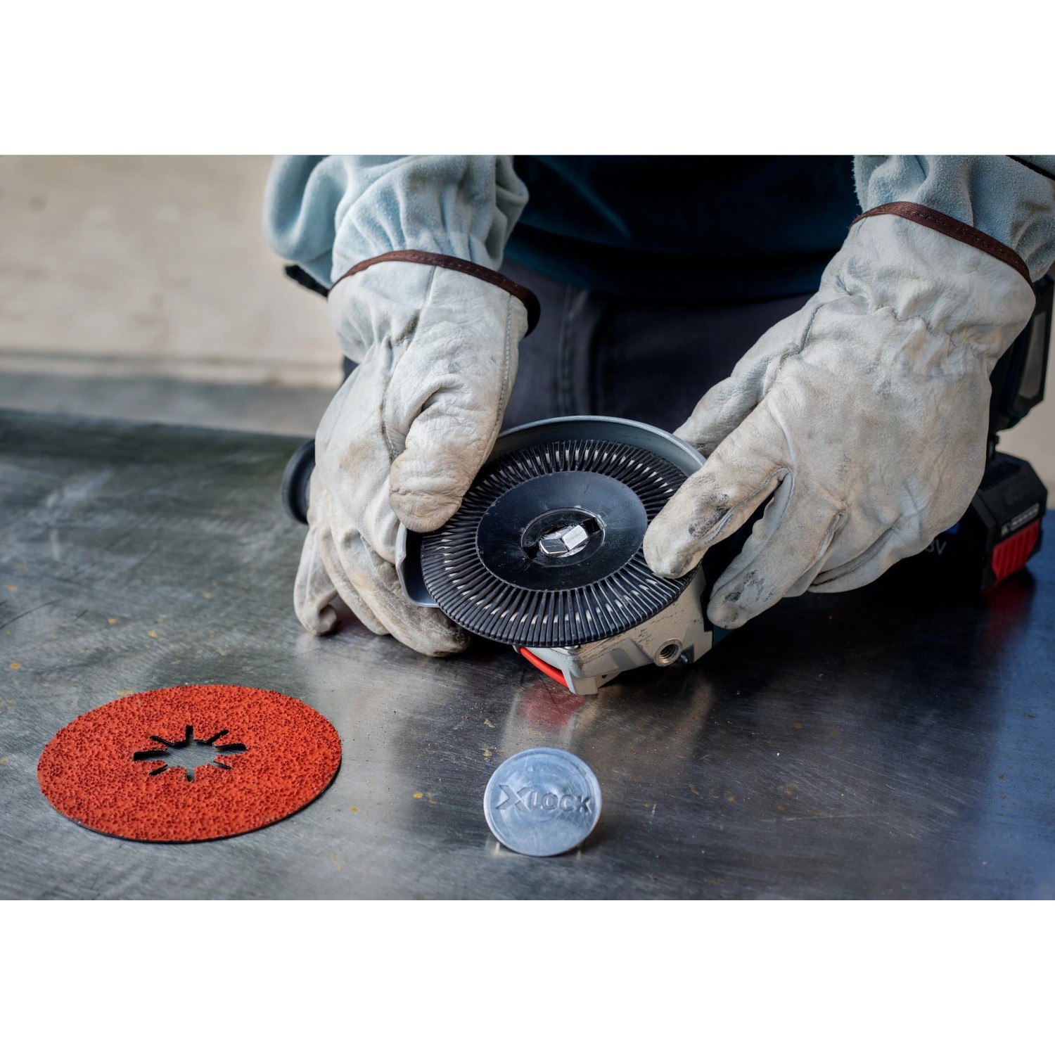 Bosch Expert Fiberscheibe X-Lock R782, Ø 125mm, K36, 25 Stück. Zubehör für Exzenterschleifer.