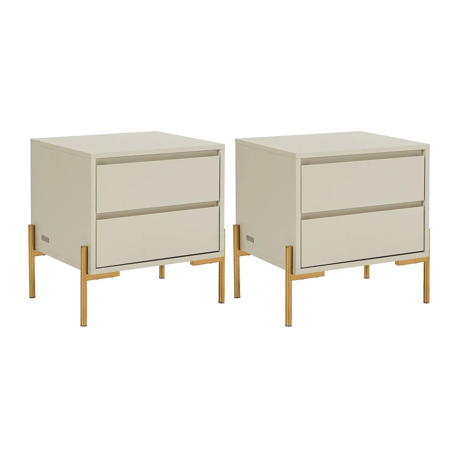 Vente-unique Nachttisch Korasa Beige 50 cm
