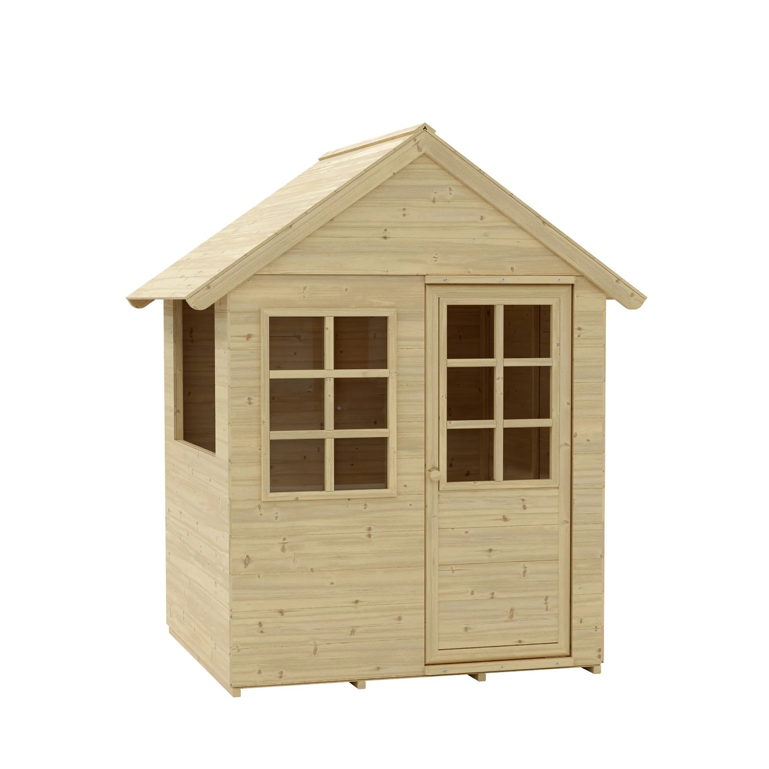 Zwerkules Spielhaus Holla 97,5 cm x 121 cm x 140 cm Natur FSC®