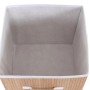 Faltbox 4er-Set aus Bambus, Innenansicht der Aufbewahrungsbox.