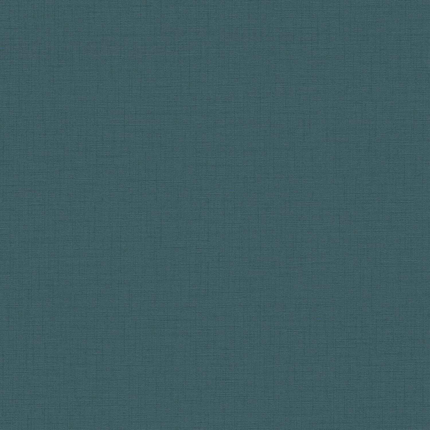 PROFHOME 387121-GU Uni Tapete Textiloptik Matt Türkis Petrol 0,53 m x 10,05 günstig online kaufen