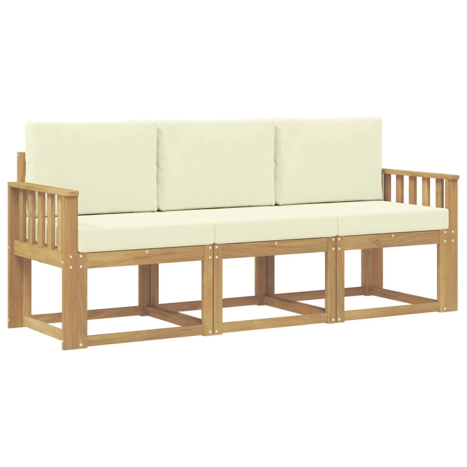 vidaXL Outdoor-Sofagarnitur 3-Tlg 3387169