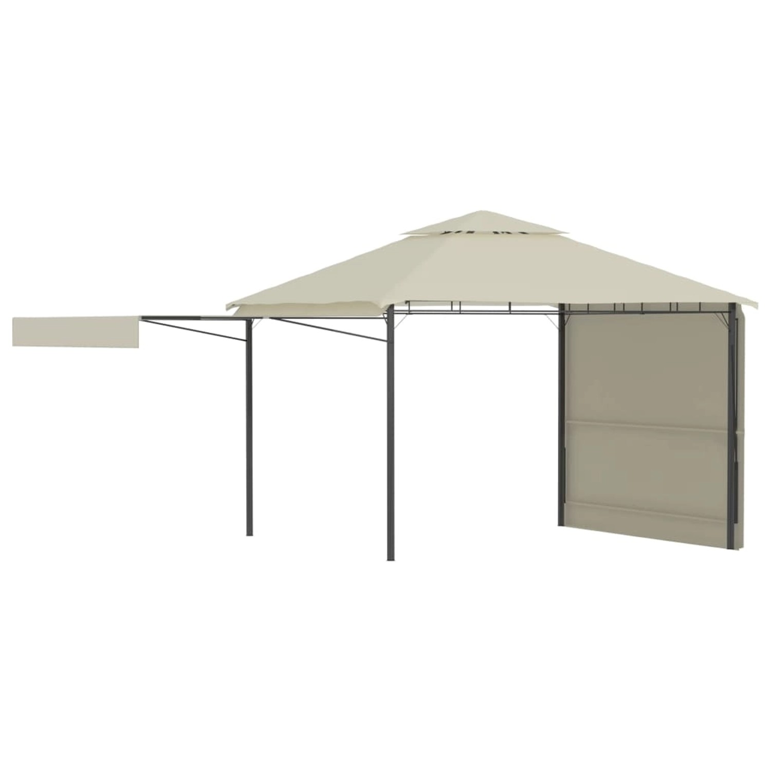 vidaXL Pavillon mit Doppelt ErWeißerten Dächern 3x3x2,75 cm 180 g/m2  Modell 1